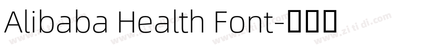 Alibaba Health Font字体转换